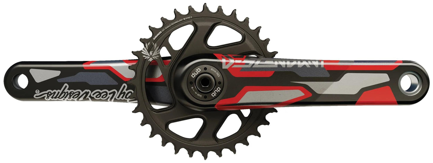 TRUVATIV kettenradgarnitur descendant troy lee design eagle dh crankset truv.desc.troy lee de.eagle dh dub73 32t