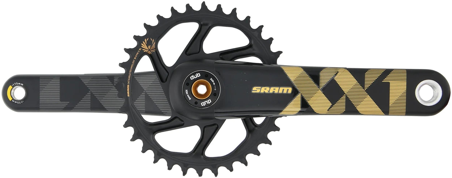 SRAM kettenradgarnitur xx1 eagle crankset xx1 eagle 34t boost 175mm