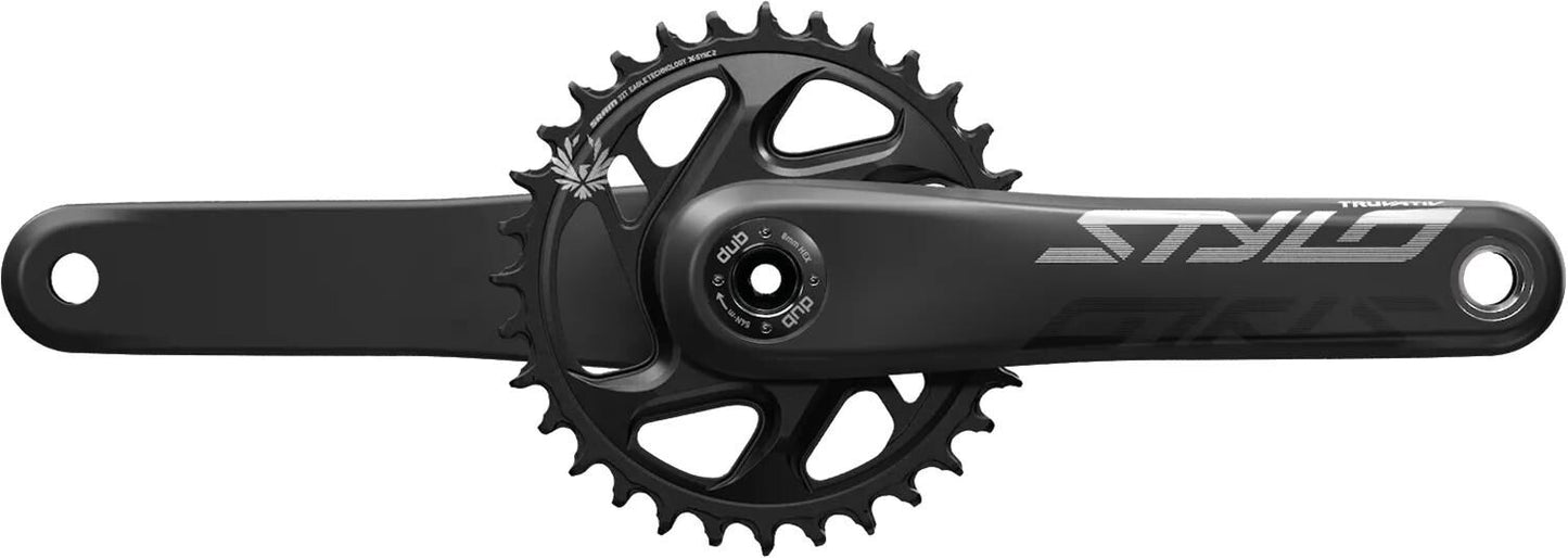 TRUVATIV kettenradgarnitur stylo carbon eagle crankset stylo carbon eagle 32t. dub