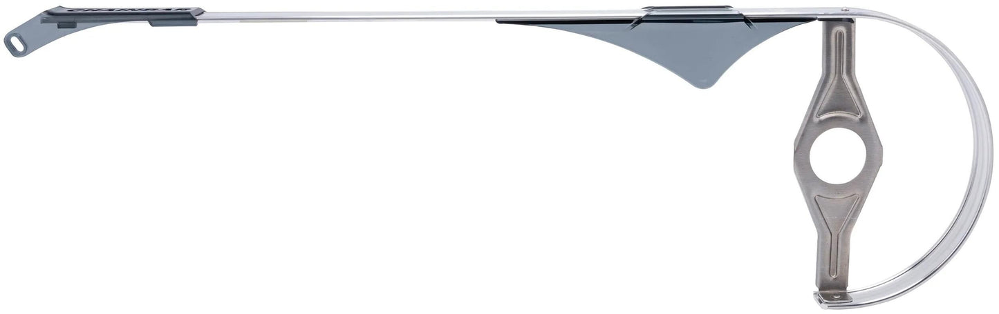 Hebie kettingscherm 38tds 180mm 0394 alu zilver