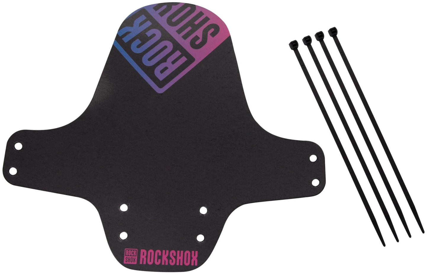 ROCKSHOX steckschutzblech fender clip-on fender rs black pink offblue