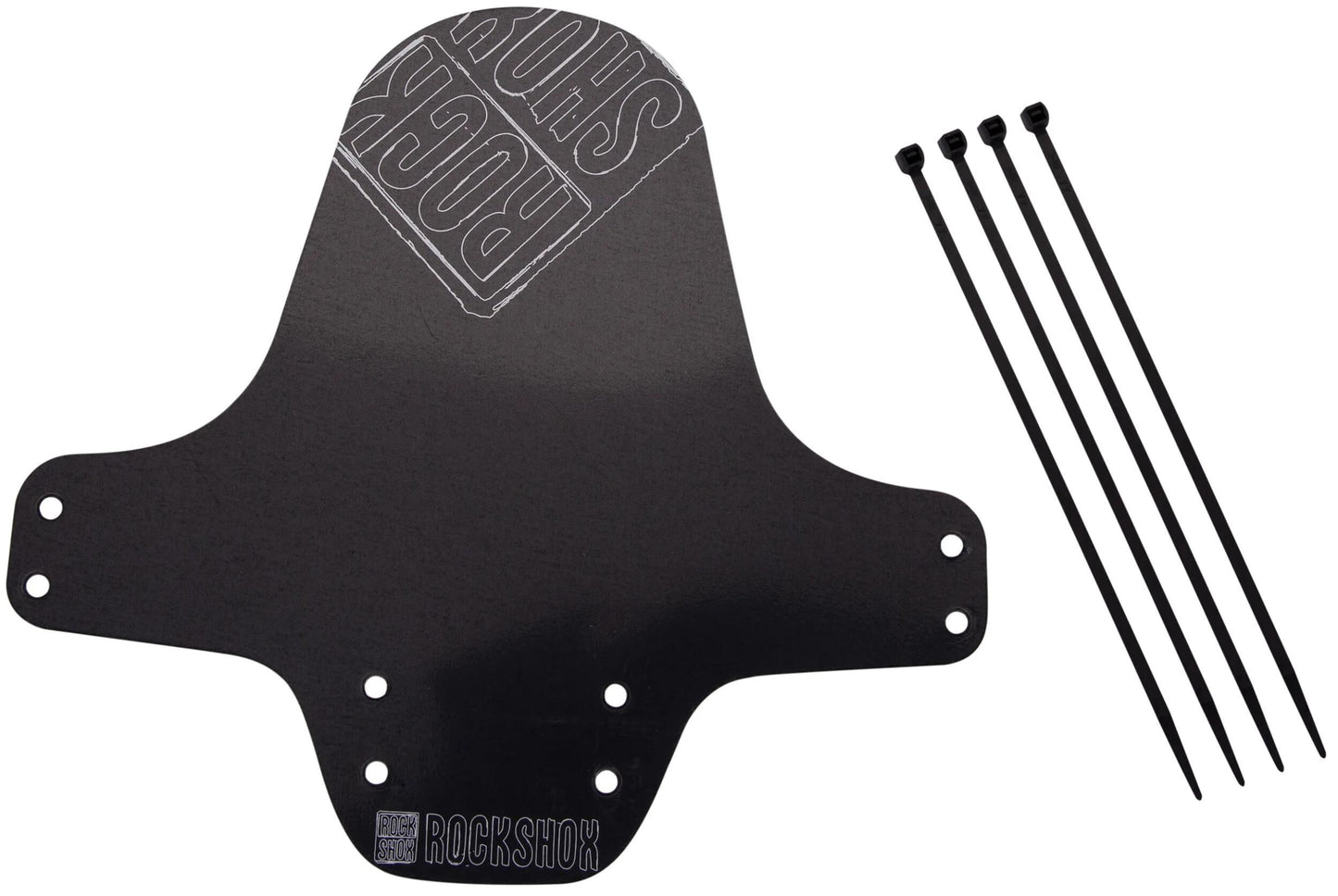 ROCKSHOX steckschutzblech fender clip-on fender rs black outline white dist.