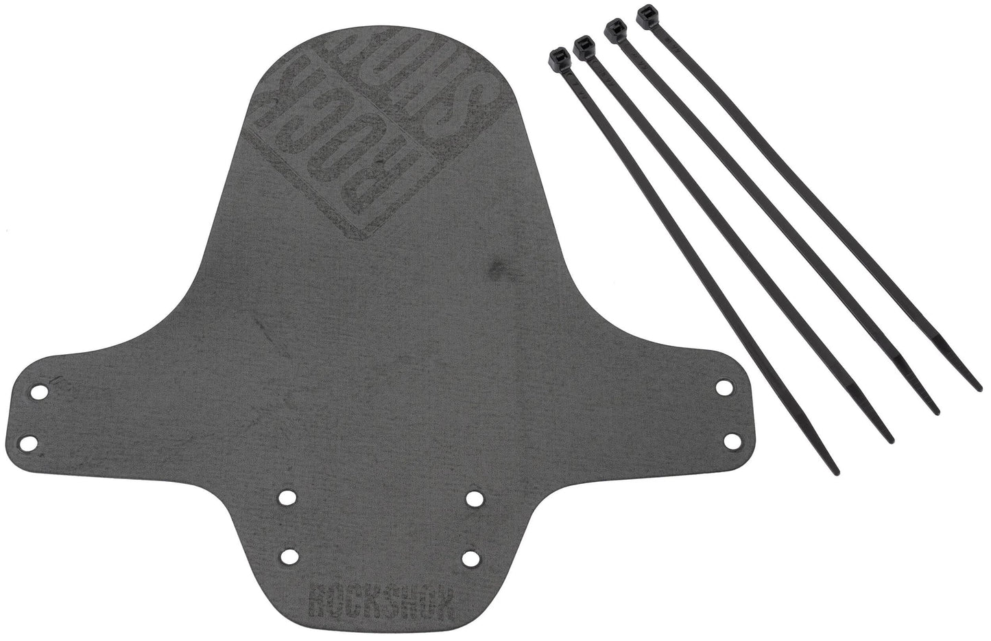 ROCKSHOX steckschutzblech fender clip-on fender rs black distressed