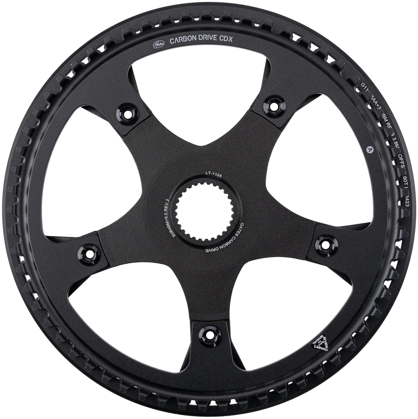 Gates spider assembly cdx 60t 5b bdu38 fin line met rand