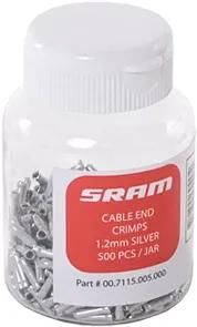 SRAM endhülse end caps f.1,2mm cab. 500pcs