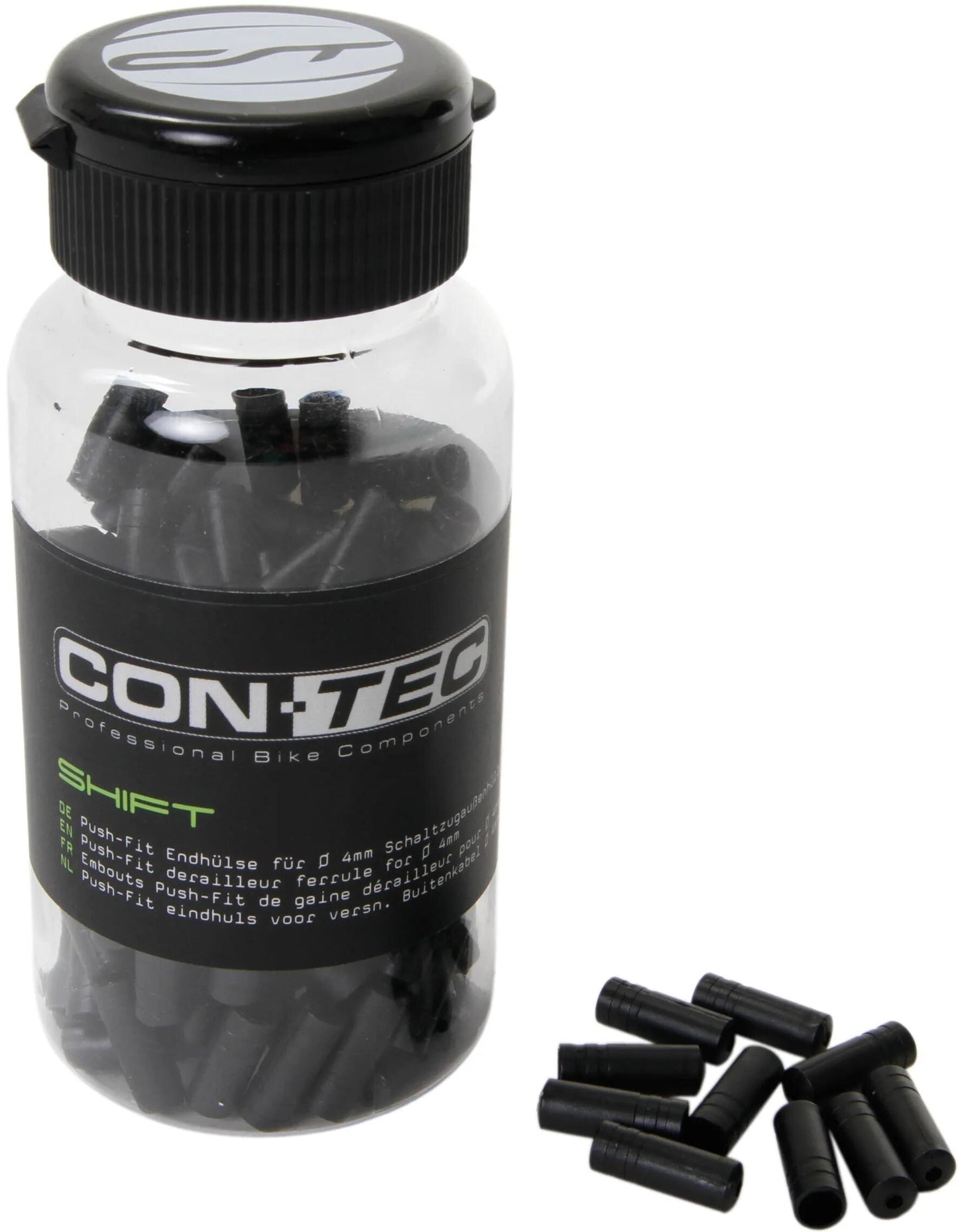 CONTEC anschlaghülse shift ct cable cover shift 150 pcs pack. black