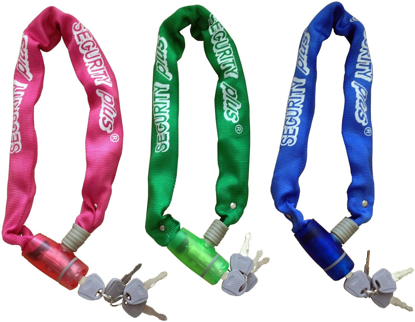 SECURITY Plus kettenschloss ccl 65 chain lock sec.plus ccl 65 steel ass.colors