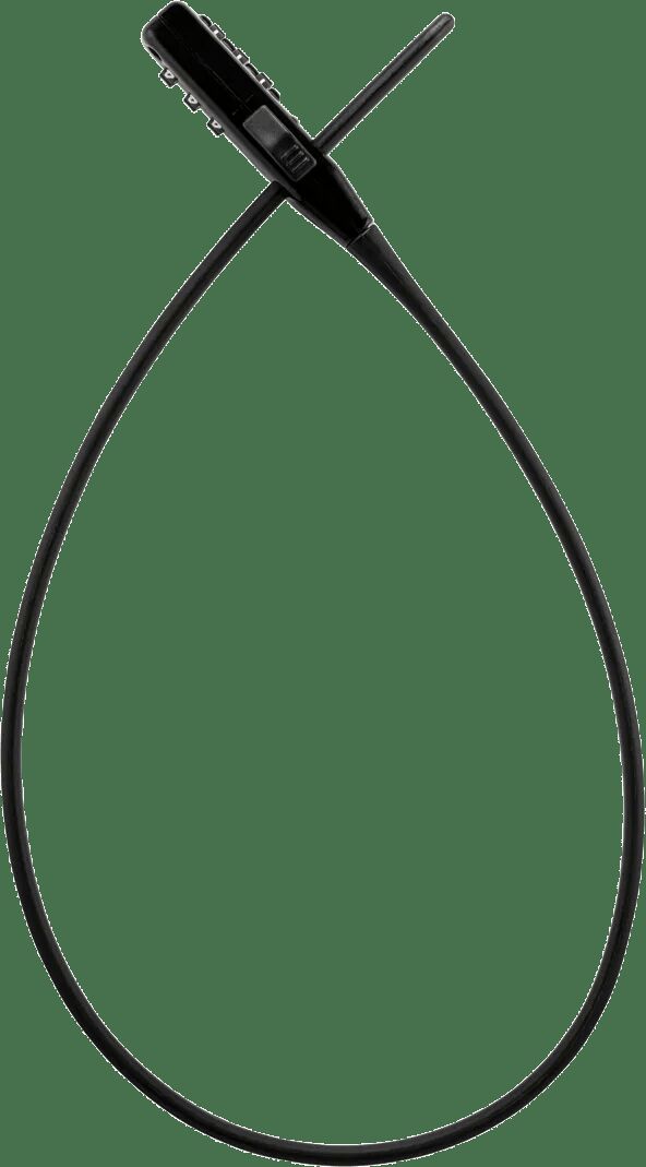 TRELOCK zahlen-kabelschloss strap it cable tie clamp strap it black