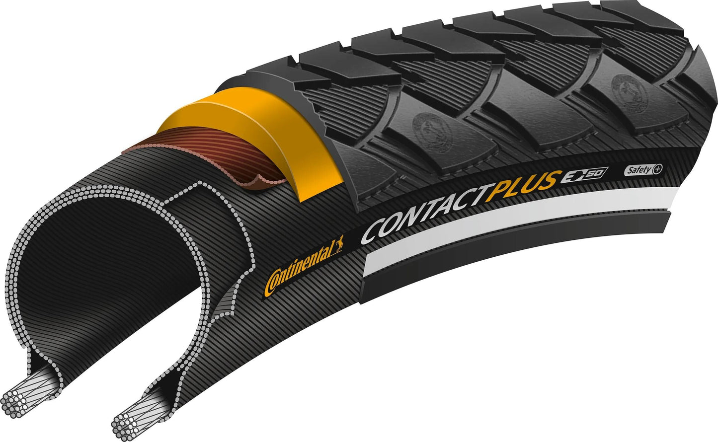 Continental reifen contact plus conti tire cont+ 42-584 b b+rt