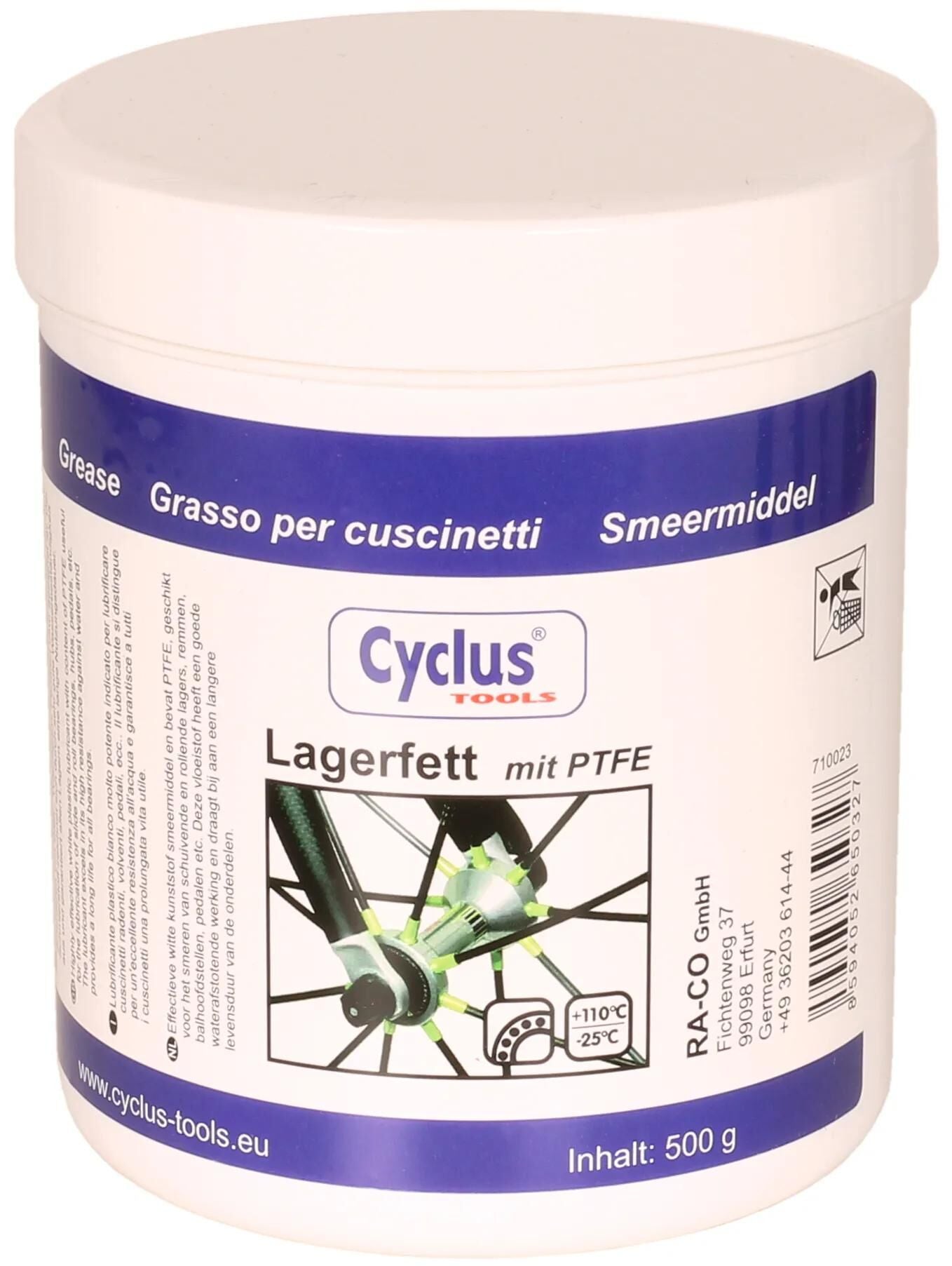 Cyclus TOOLS lagerfett cyclus bearing grease 500g