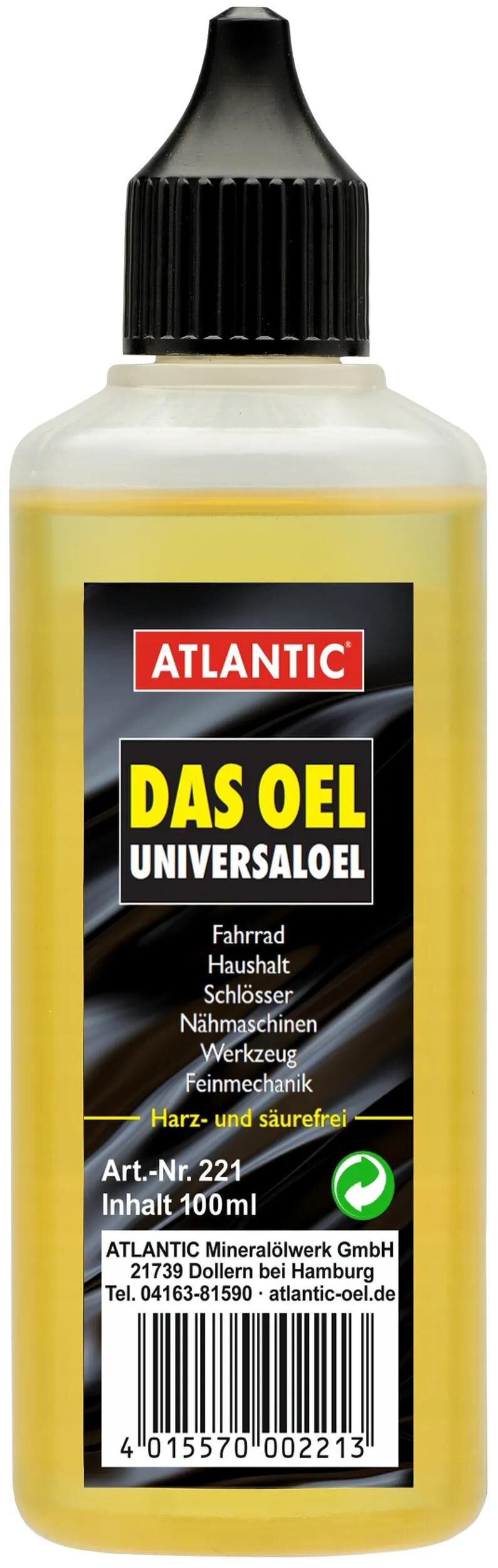 ATLANTIC universalöl das oel universal oil das oel 100ml