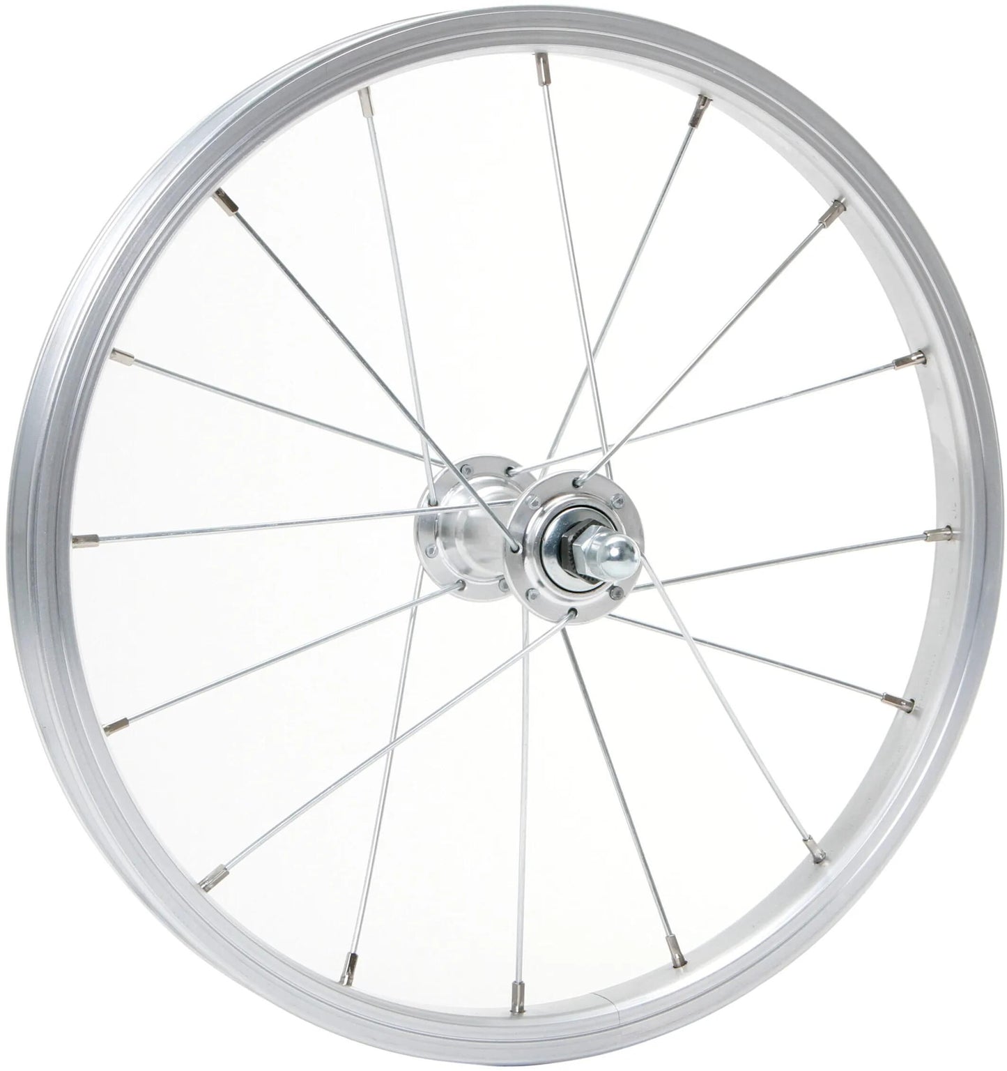 CONTEC vorderrad alu sport + quando kt-a16f fr.wheel 16 2,00 zinc