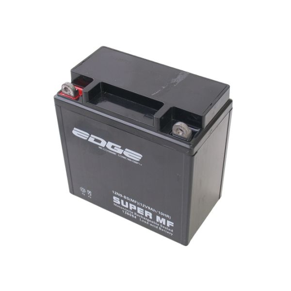 Edge Accu 12n9-bs piaggio vespa gilera (mf) yb9b (met gelvulling)