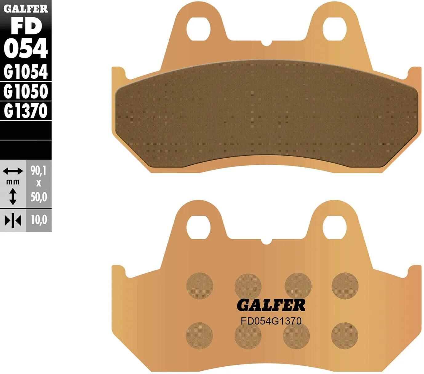 GALFER bremsbelag fd054 brake pad fd054 g1370 sintered