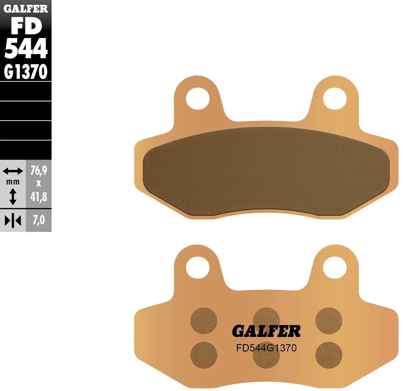 GALFER bremsbelag fd544 brake pad fd544 g1370 sint.metal street
