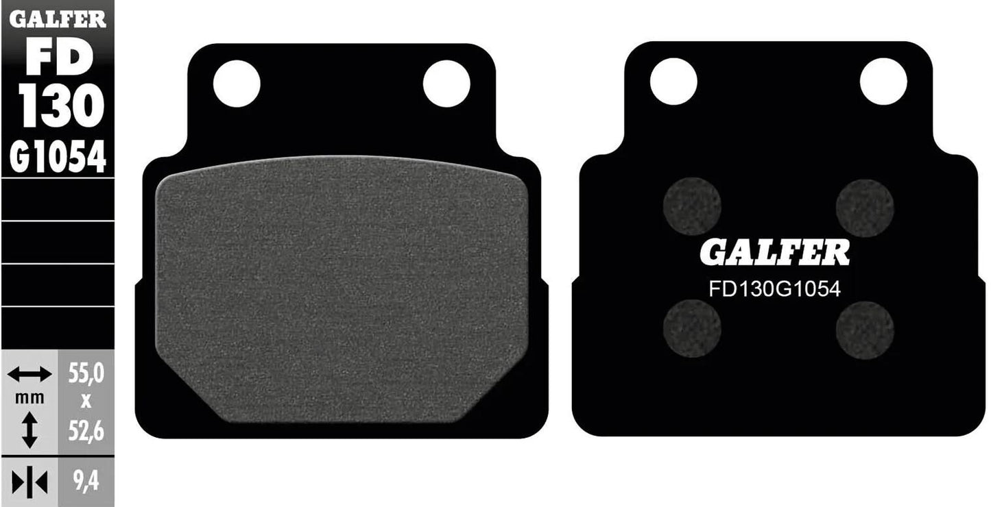 GALFER bremsbelag fd130 brake pad fd130 g1054 organic