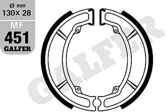 GALFER bremsbacke mf451 brake shoe mf451 g2165 organic