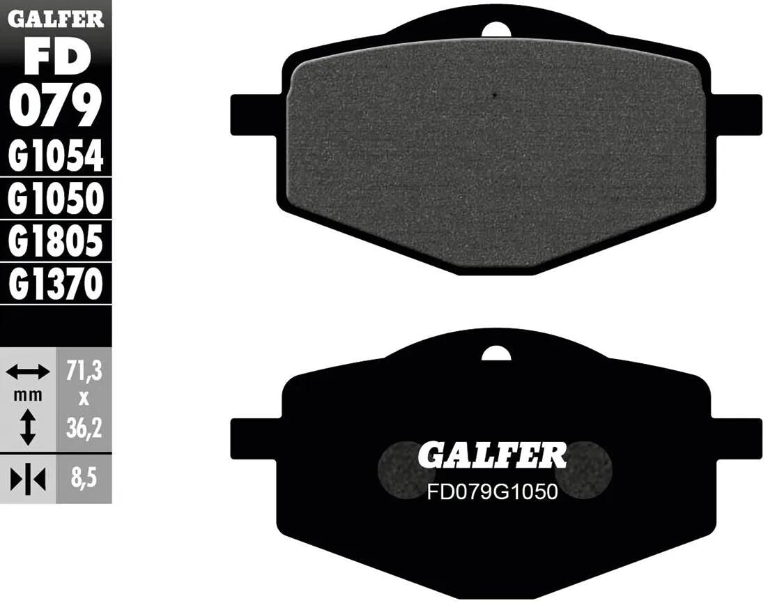 GALFER bremsbelag fd079 brake pad fd079 g1050 oragnic