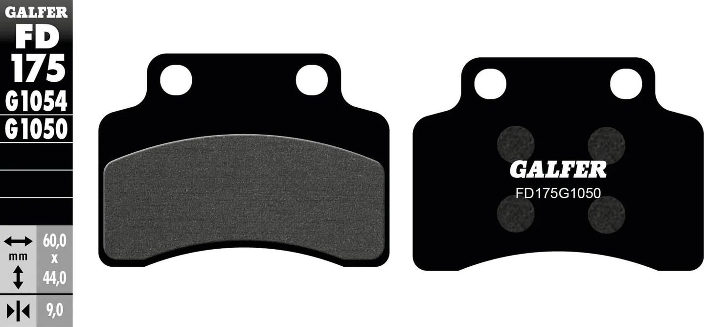 GALFER bremsbelag fd175 brake pad fd175 g1050 organic