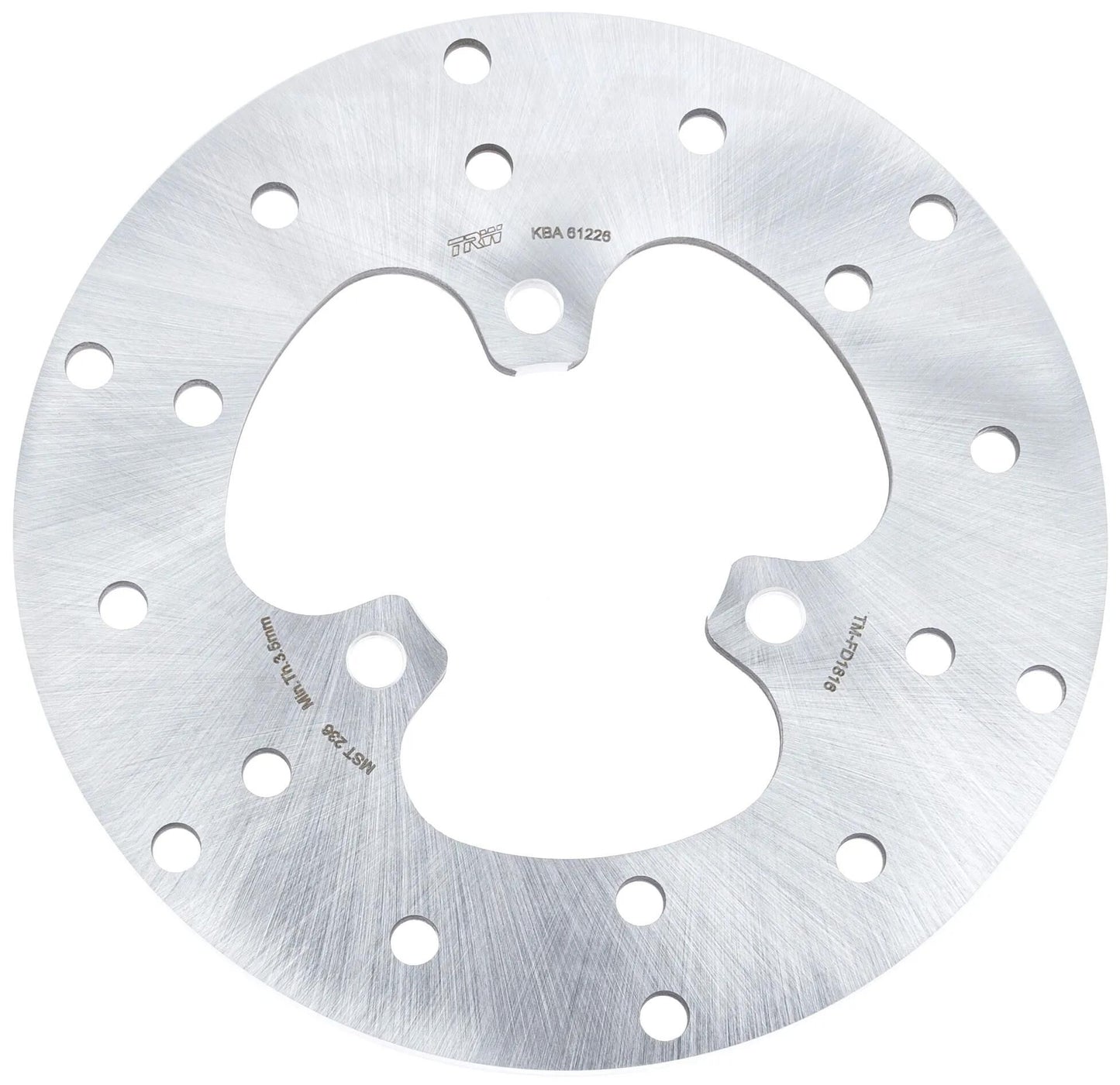 TRW bremsscheibe mst236 rotor mst236 rigid