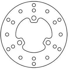 TRW bremsscheibe mst241 rotor mst241 rigid