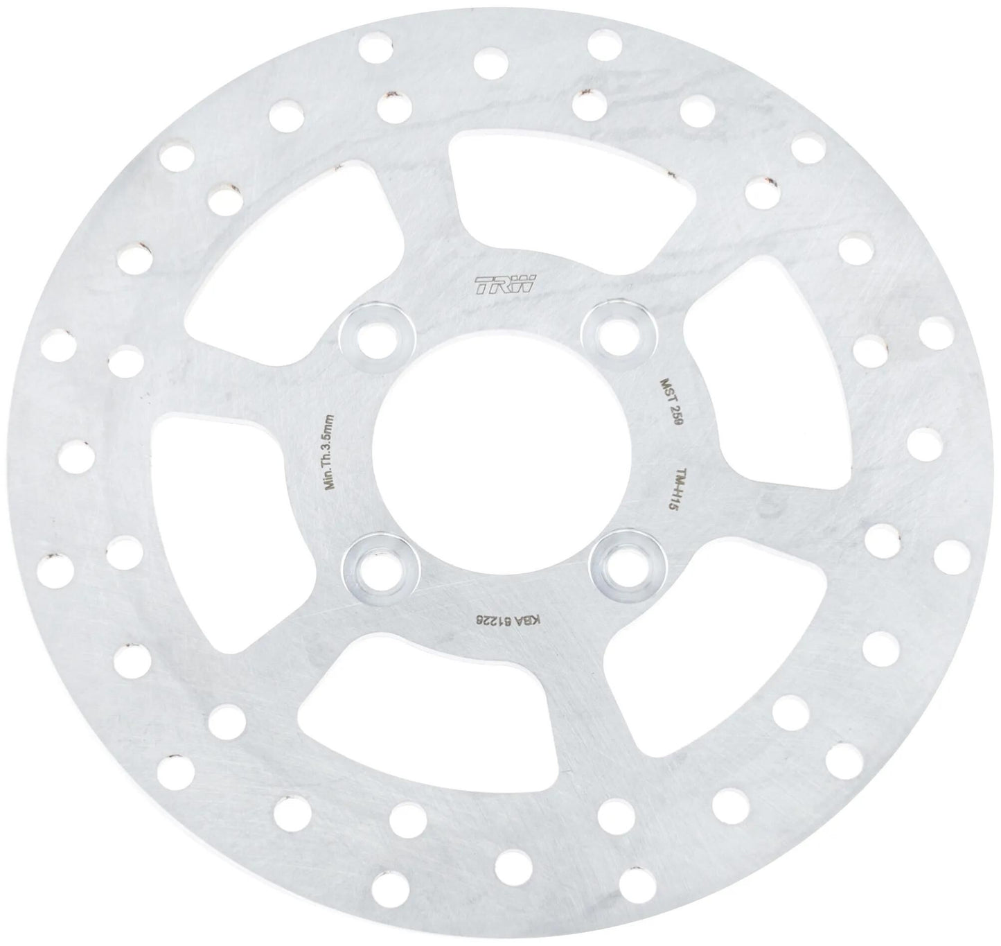 TRW bremsscheibe mst259 rotor mst259 rigid