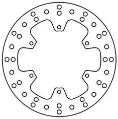 TRW bremsscheibe mst266 rotor mst266 rigid