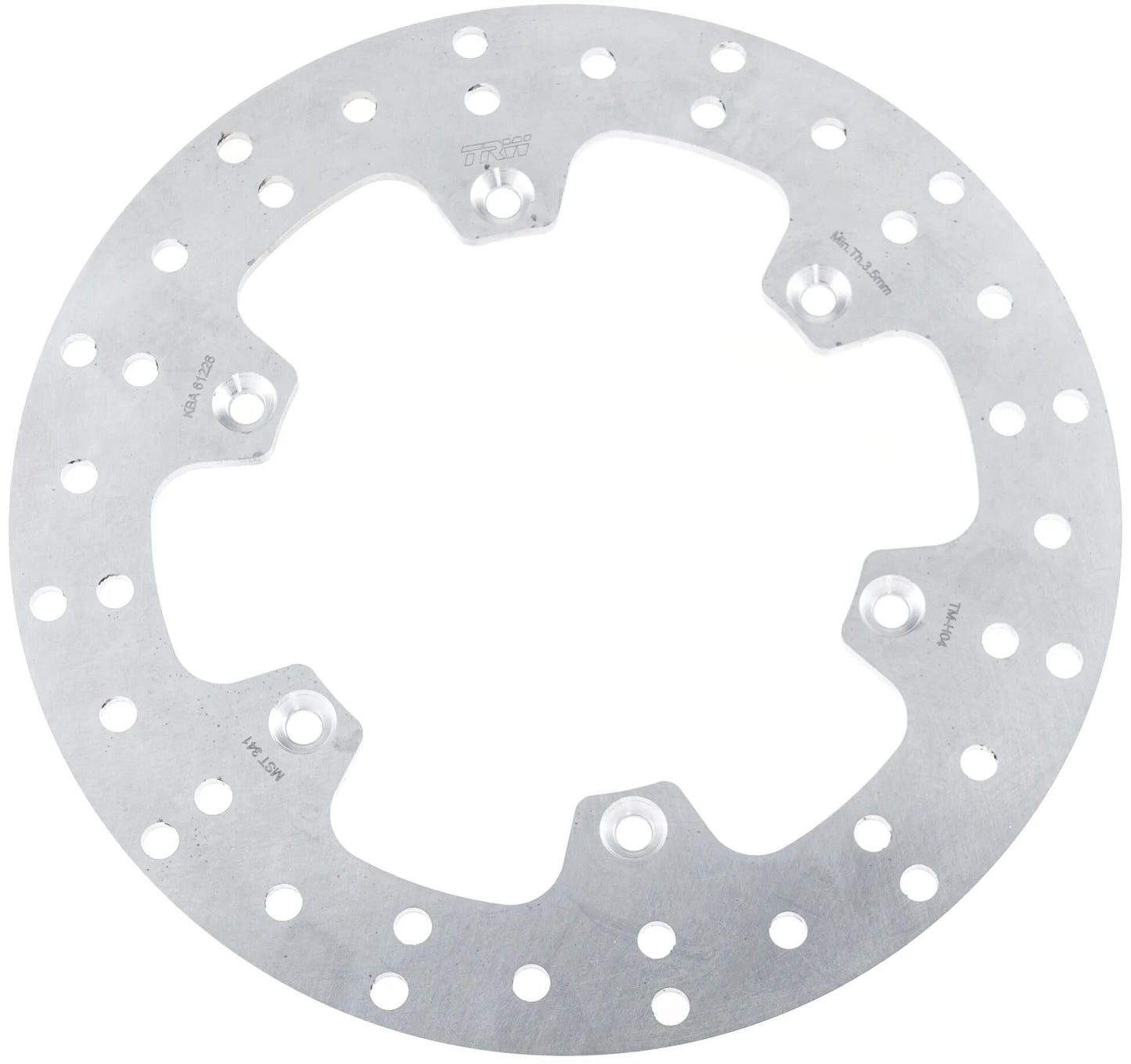 TRW bremsscheibe mst341 rotor mst341 rigid