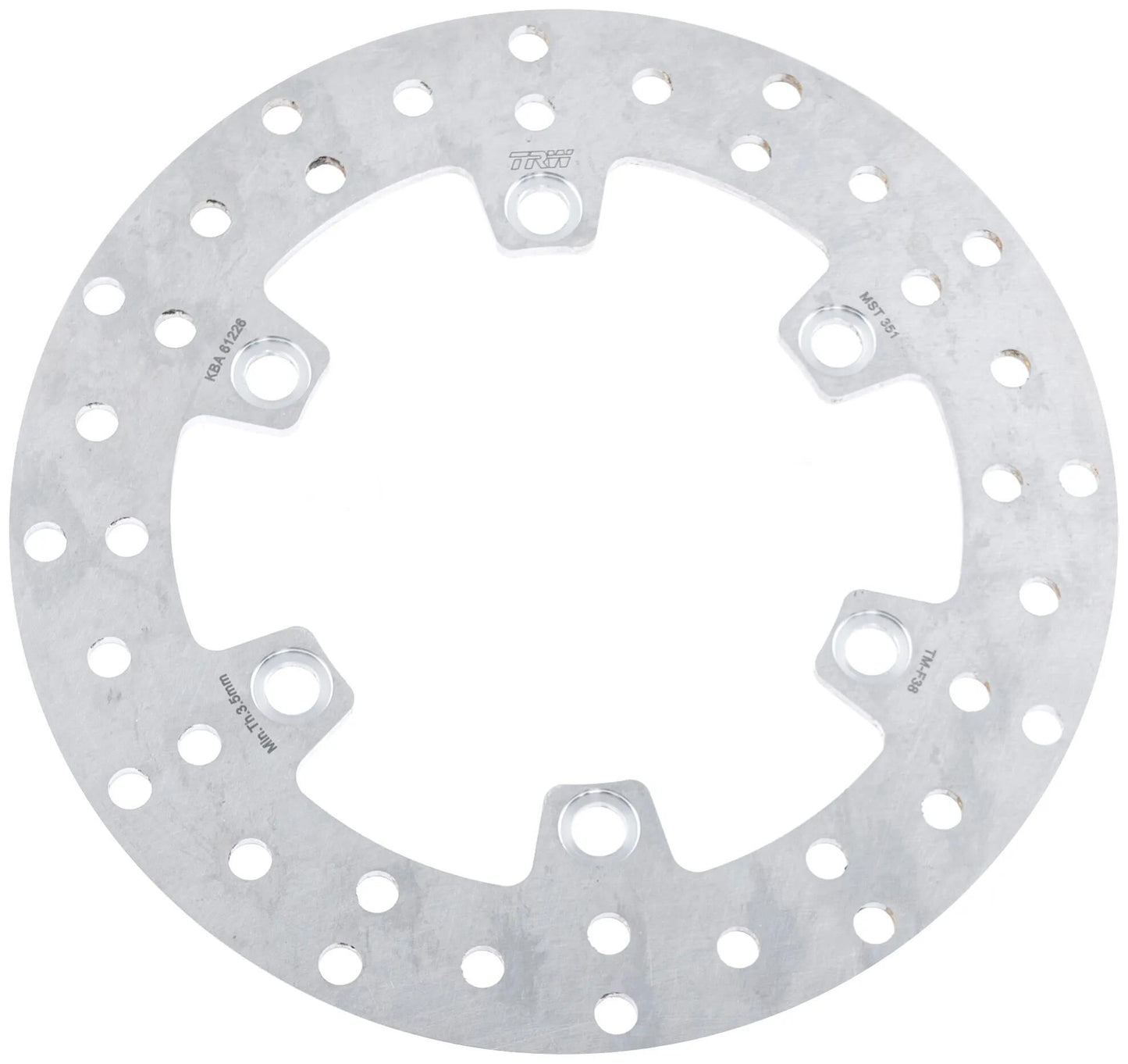 TRW bremsscheibe mst351 rotor mst351 rigid