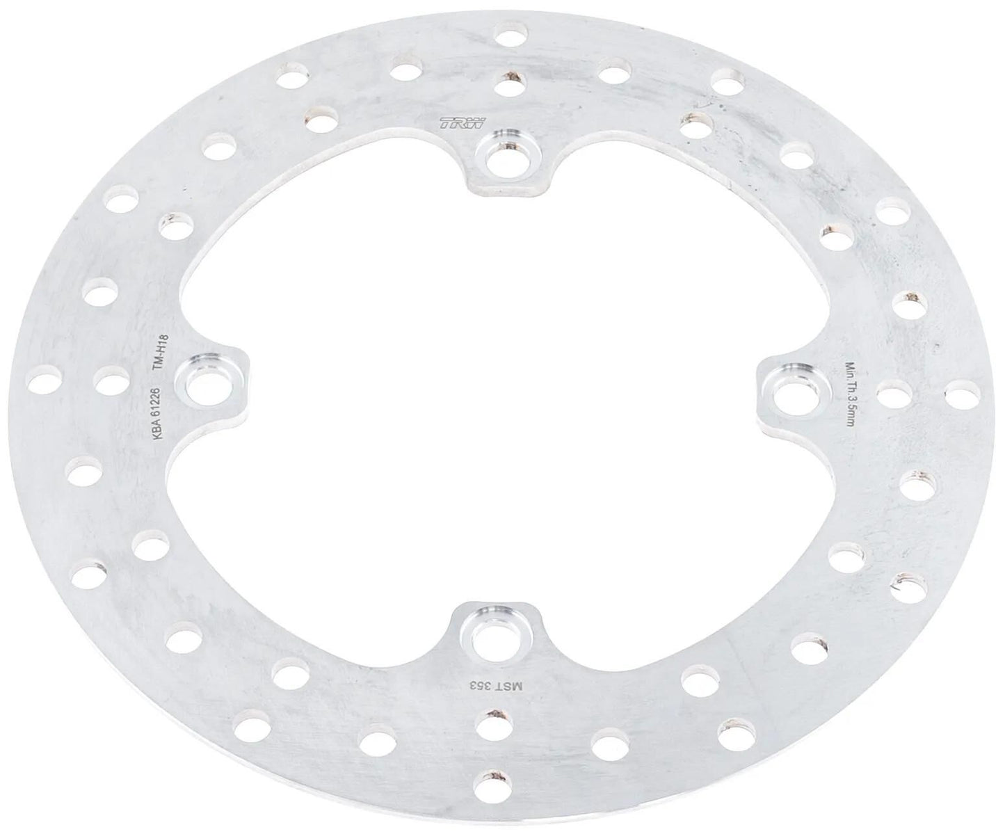 TRW bremsscheibe mst353 rotor mst353 rigid