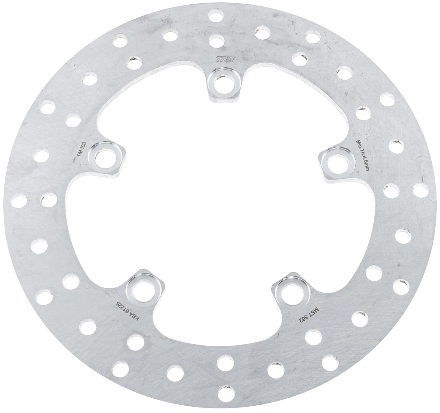 TRW bremsscheibe mst362 rotor mst362 rigid