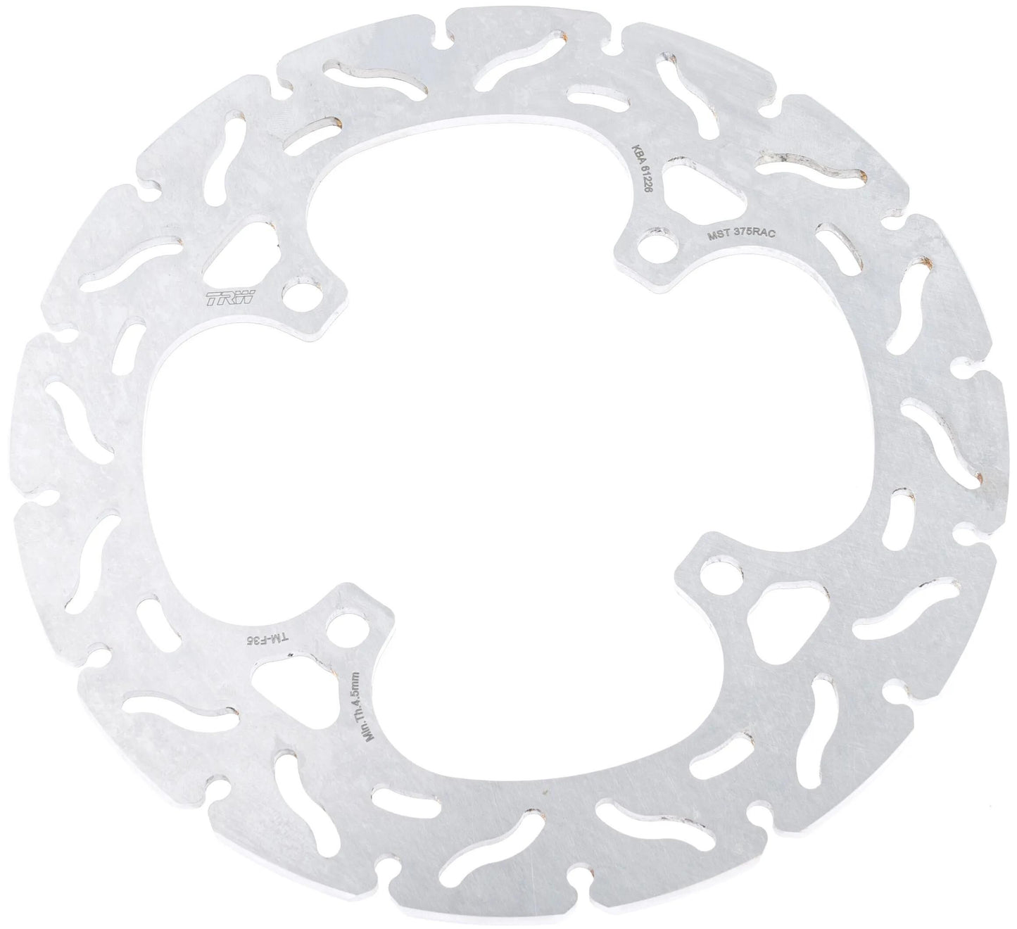 TRW bremsscheibe mst375rac rotor mst375rac rigid