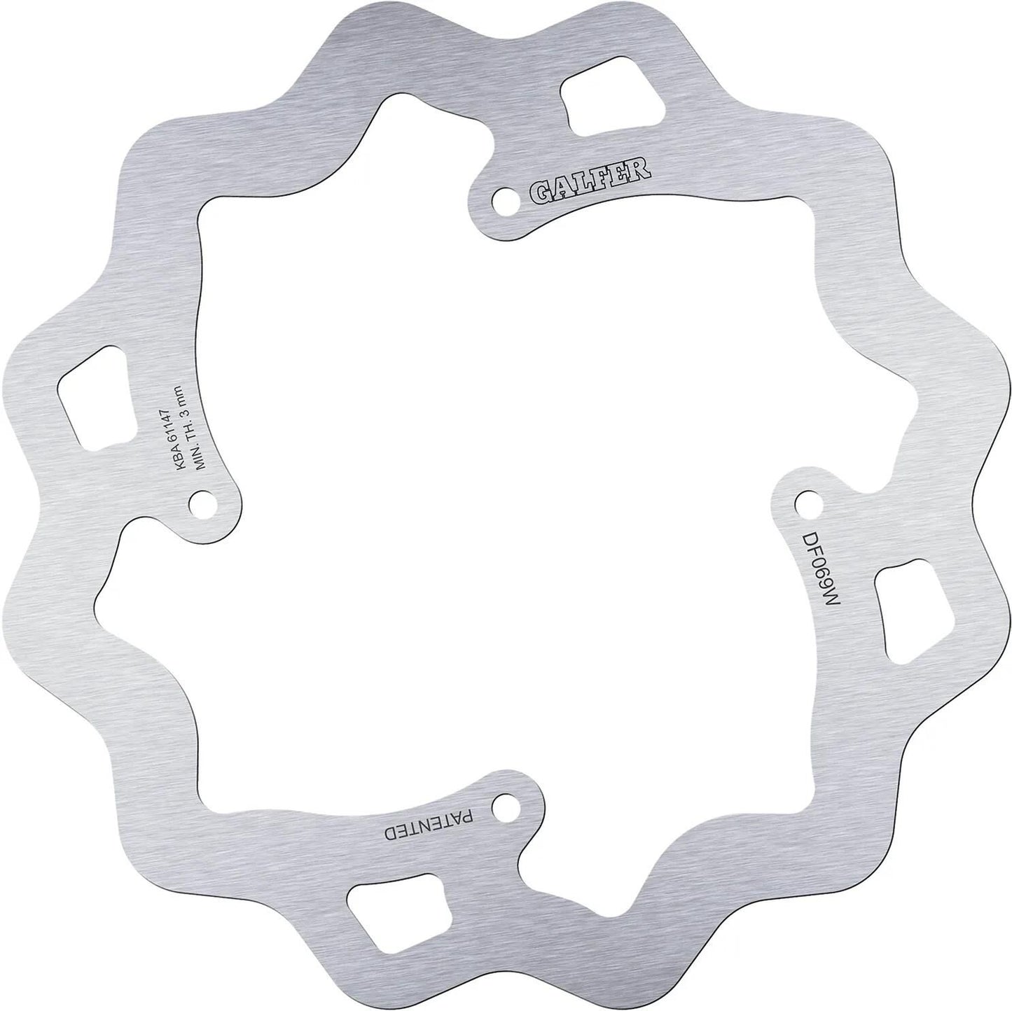 GALFER bremsscheibe df069 rotor brake rotors starr