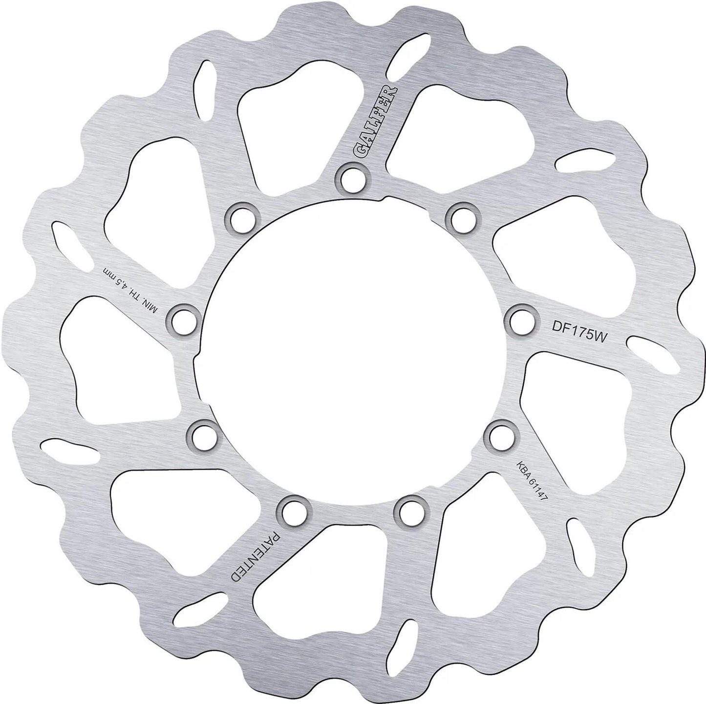 GALFER bremsscheibe df175 rotor df175 type w rigid