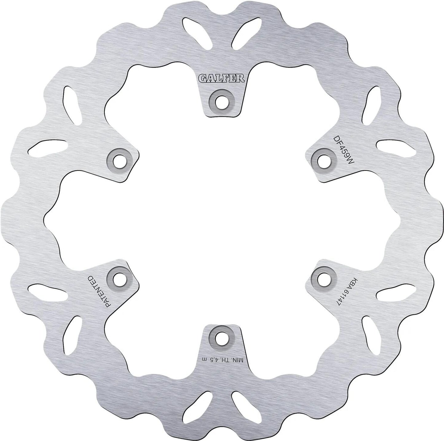GALFER bremsscheibe df459 rotor df459 type w rigid