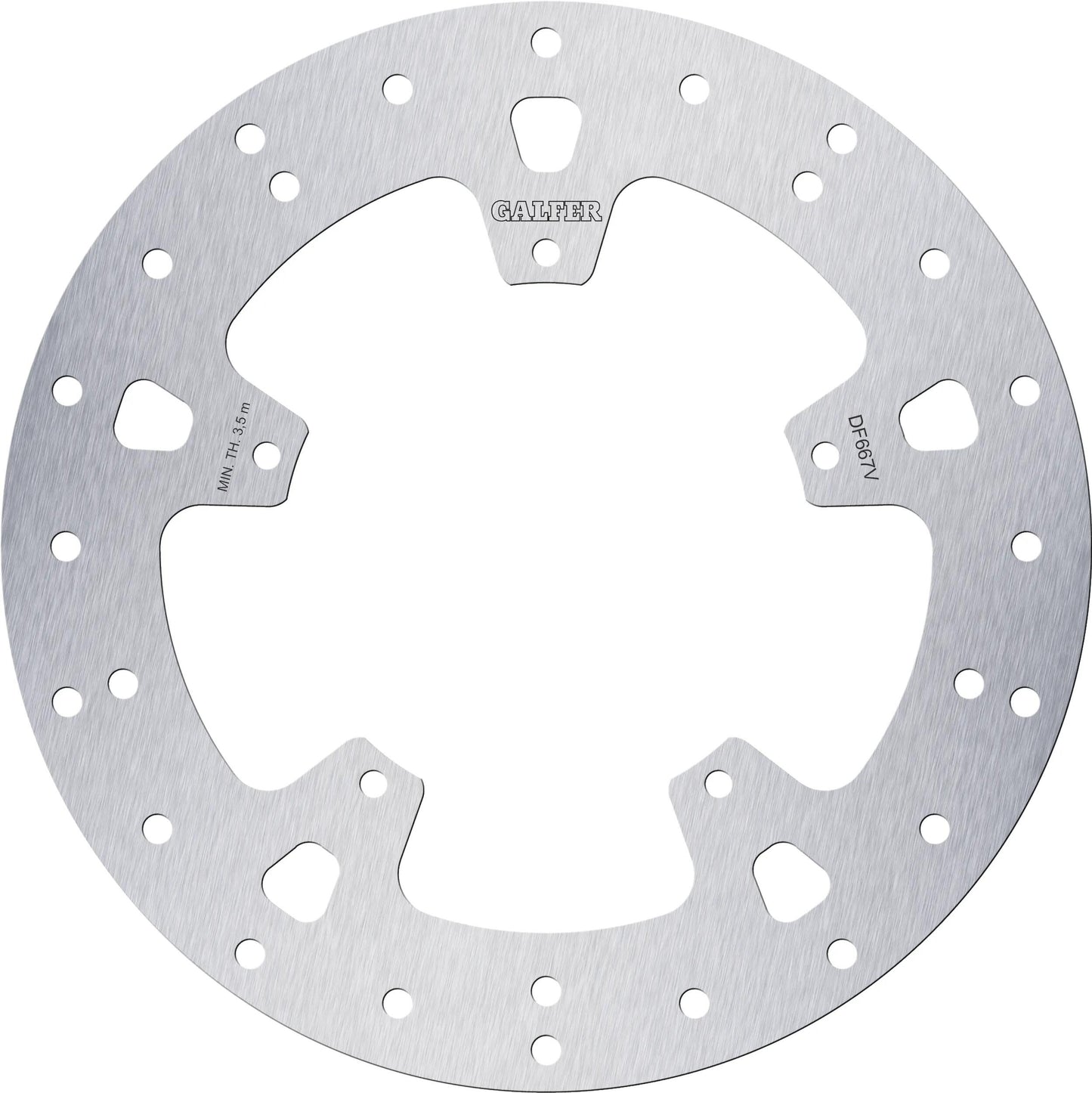 GALFER bremsscheibe df667 rotor df667 type v rigid