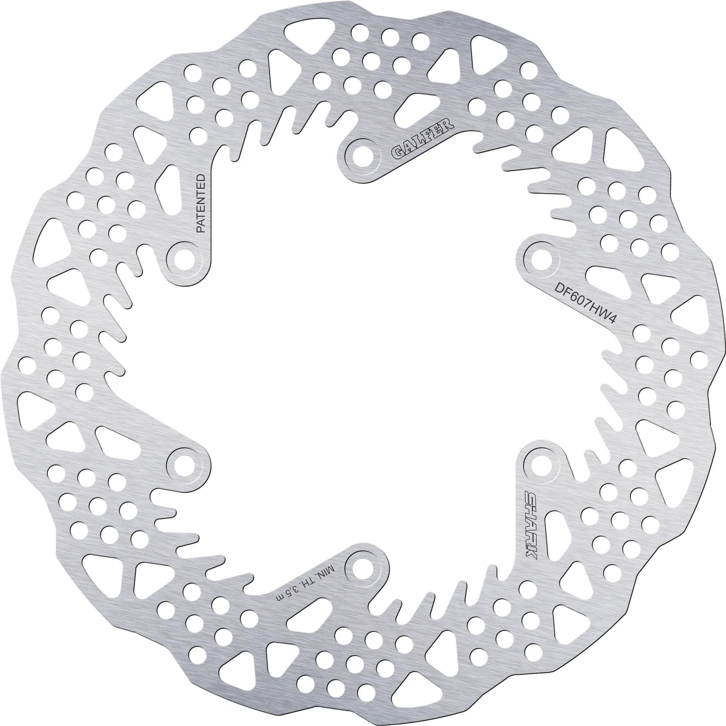 GALFER bremsscheibe df607 rotor df607 hw4 motocross rigid shark