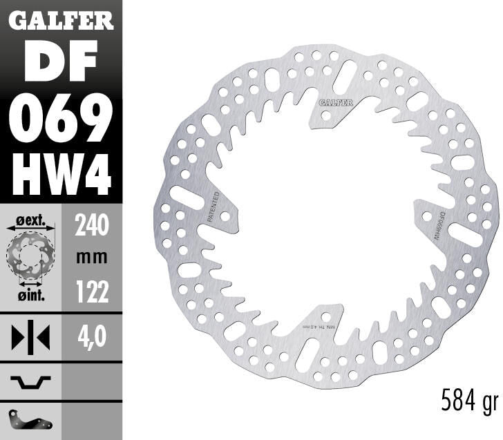 GALFER bremsscheibe df069 rotor brake rotors starr shark mx