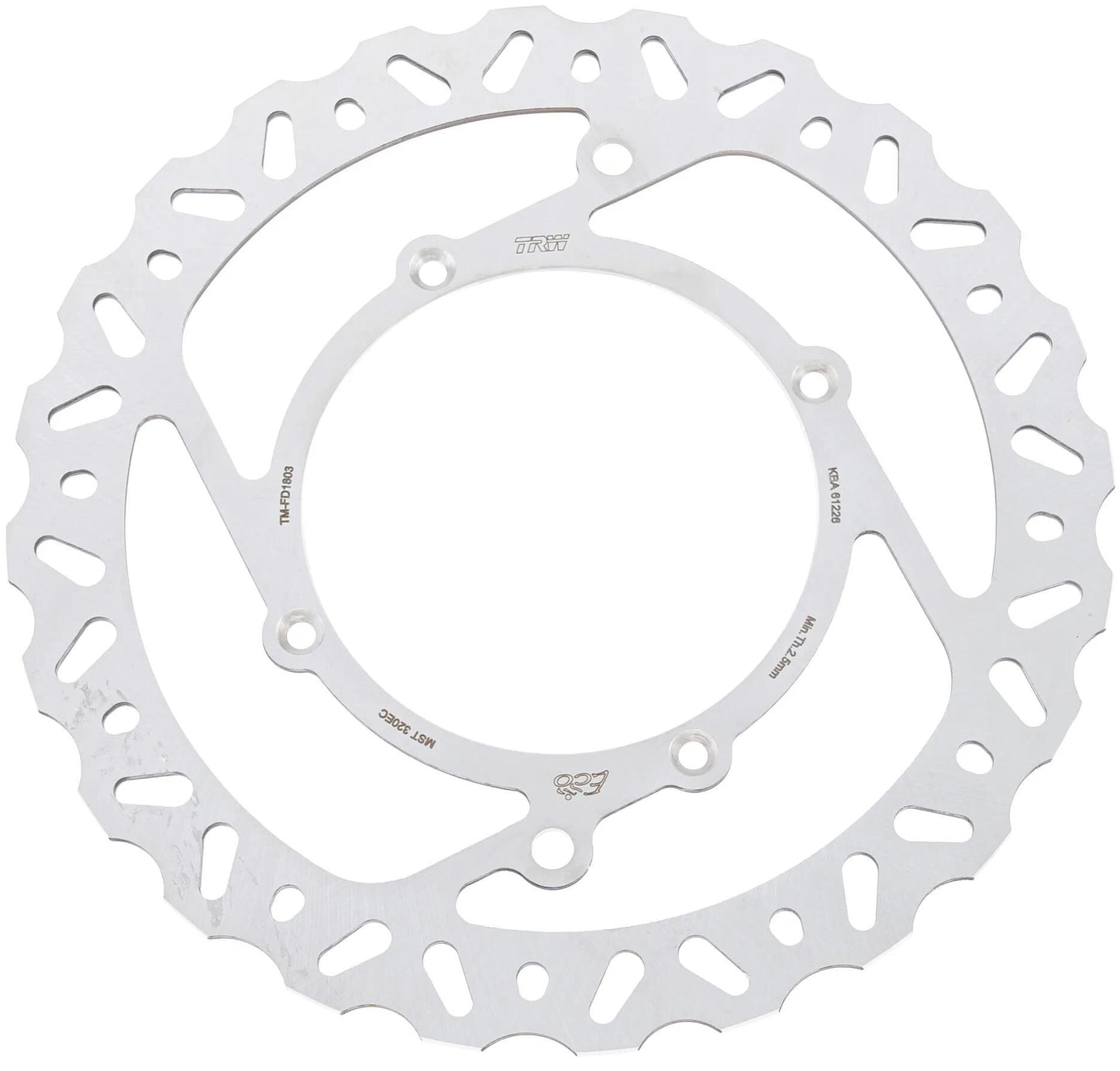 TRW bremsscheibe mst320ec rotor mst320ec rigid