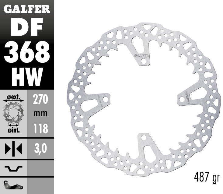 GALFER bremsscheibe df368 rotor brake rotors starr shark