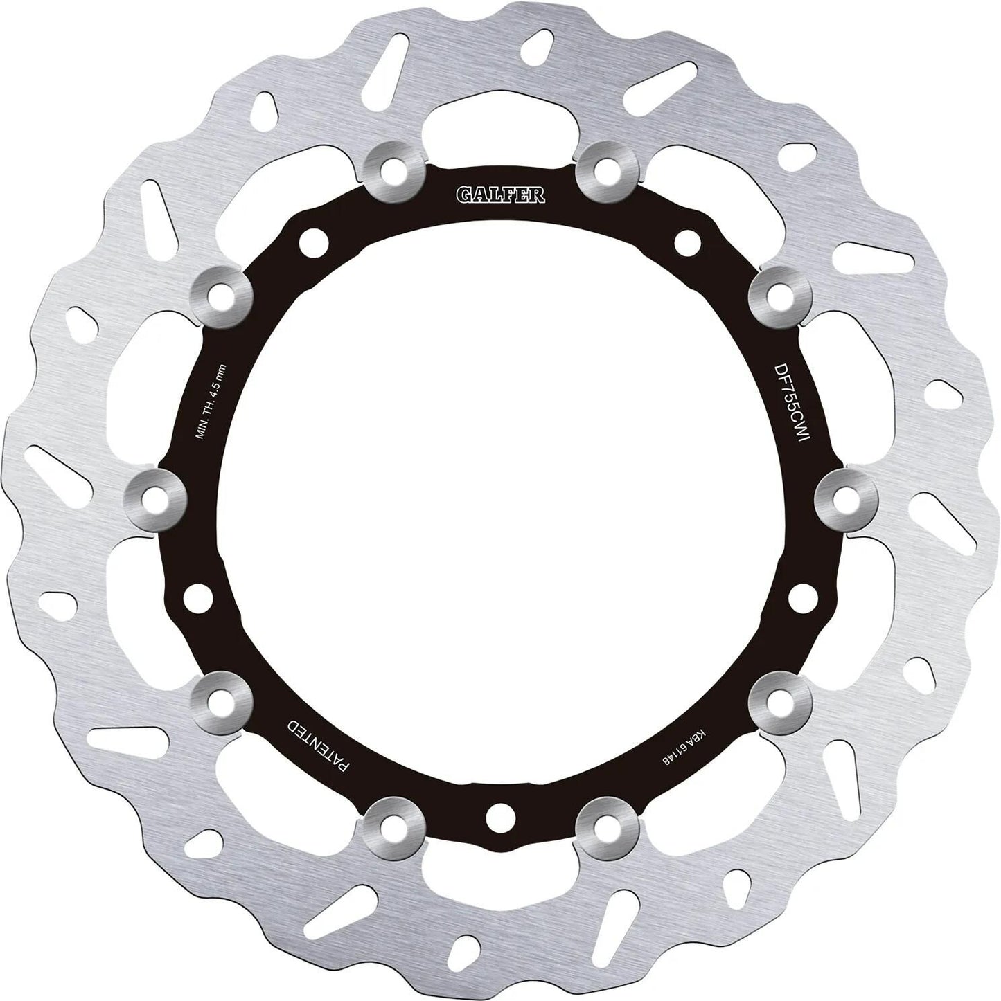 GALFER bremsscheibe df755 rotor brake rotors floating left