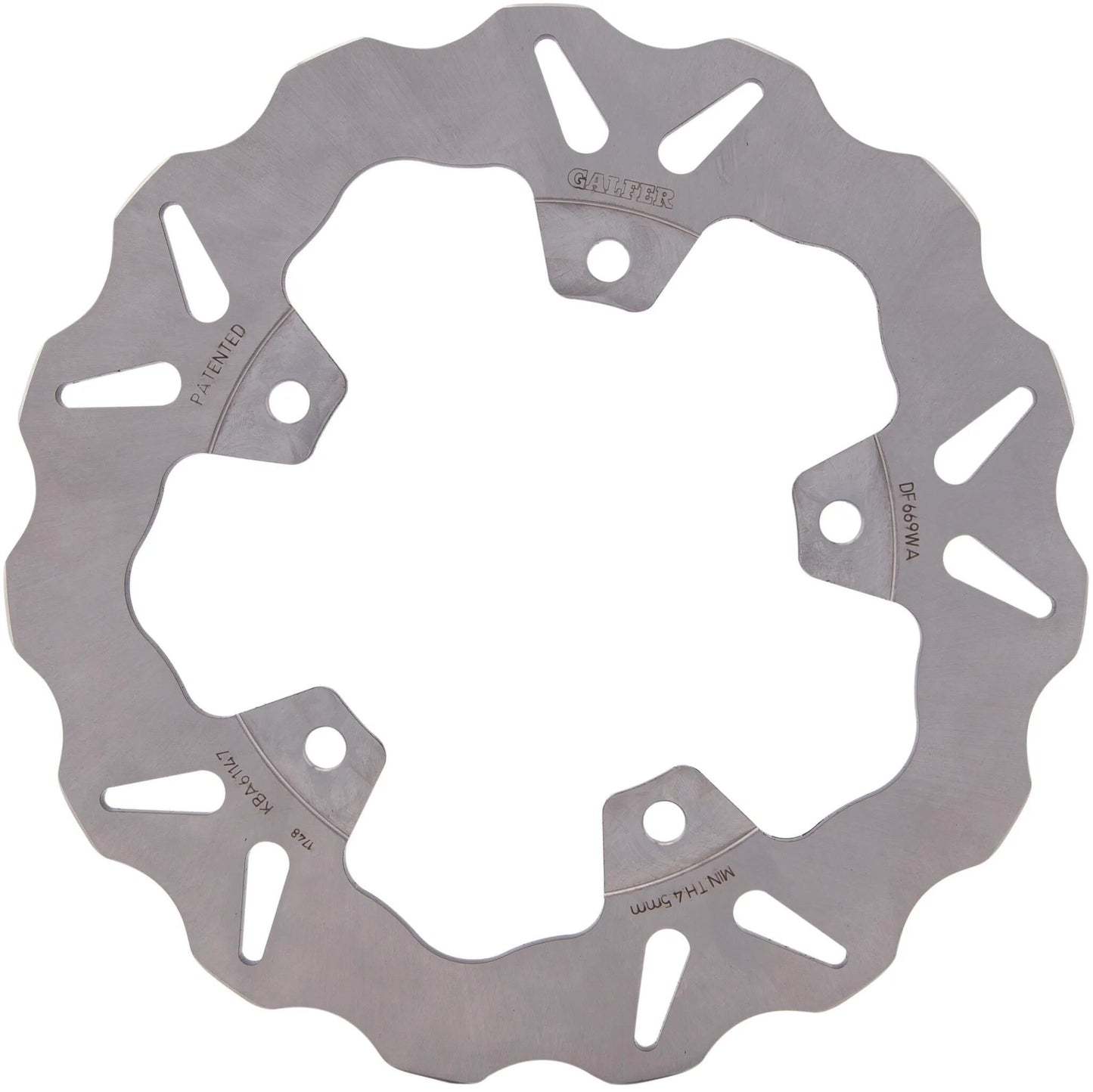 GALFER bremsscheibe df669 rotor df669 type wa rigid