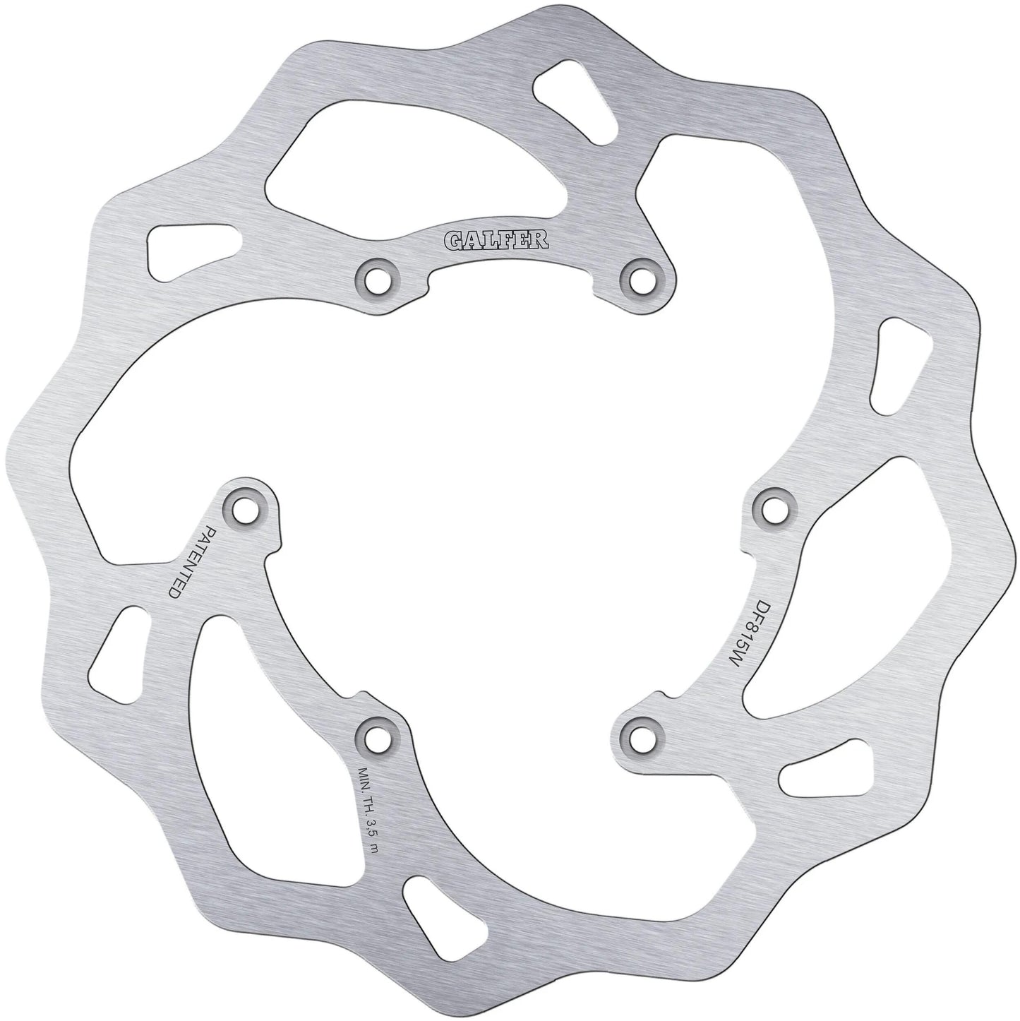 GALFER bremsscheibe df815 rotor df815 type w offroad rigid