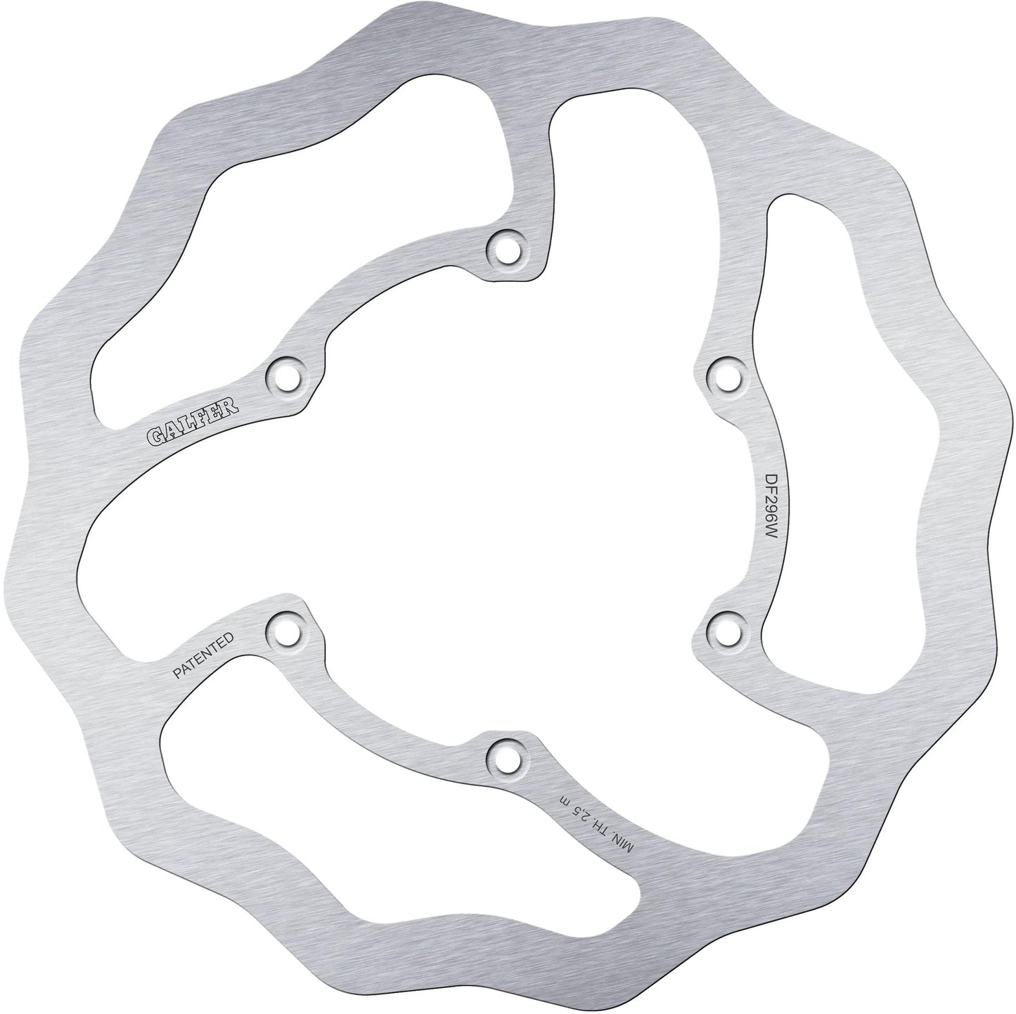 GALFER bremsscheibe df296 wave rotor df296 type w offroad rigid