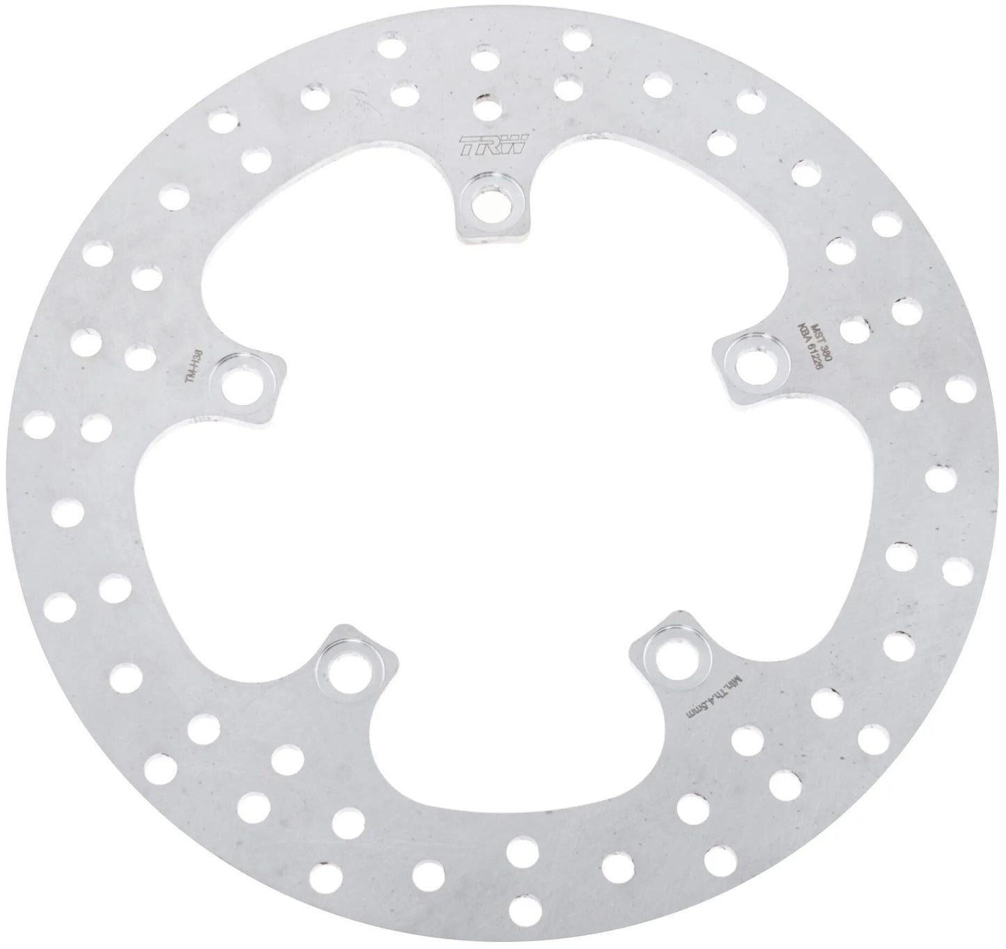 TRW bremsscheibe mst380 rotor mst380 rigid