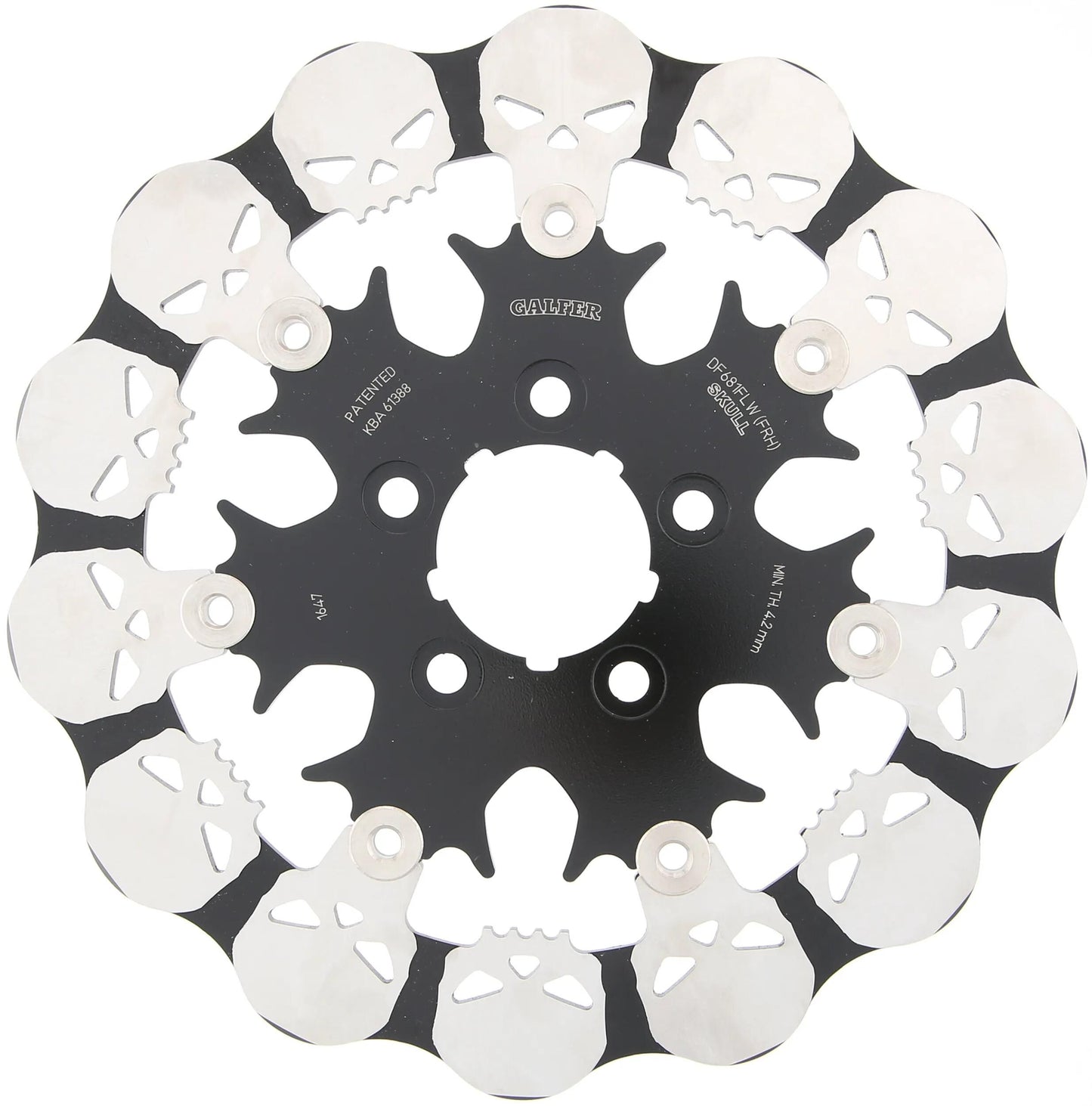 GALFER remschijf df681 rotor df681 frh skull floating