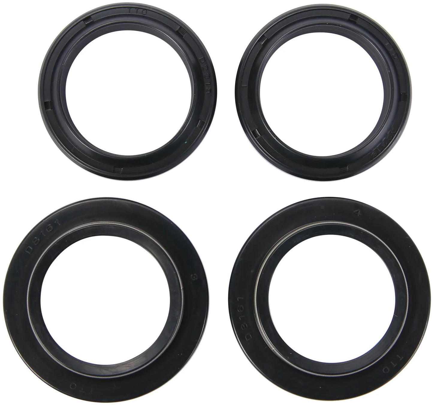 ALL BALLS Racing gabelsimmerringsatz fork seal set abr 56-127 incl. dust cap
