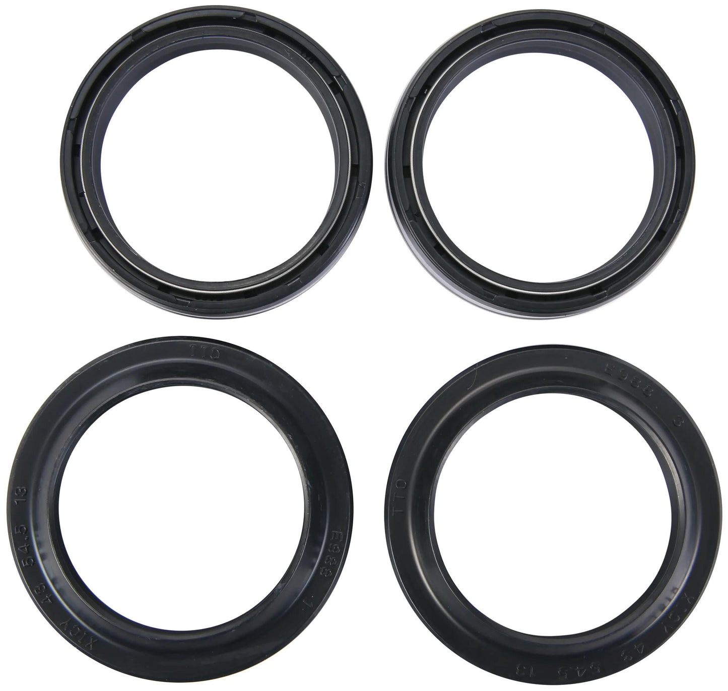 ALL BALLS Racing gabelsimmerringsatz fork seal set abr 56-133 incl. dust cap