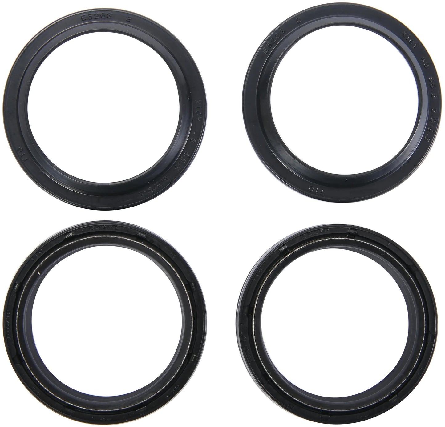 ALL BALLS Racing gabelsimmerringsatz fork seal set abr 56-136 incl. dust caps