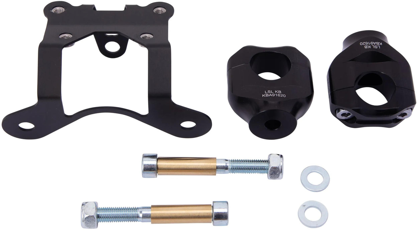 LSL lenkerklemmbock x-bar clamping bracket +15mm 28.6mm bw